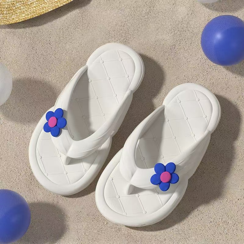 Custom Korean Floral Women EVA Flip Flops