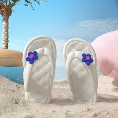 Custom Korean Floral Women EVA Flip Flops