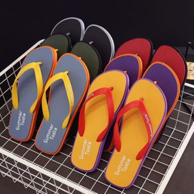 Fashionable Anti-Slip Outdoor Men Rubber Flip Flops