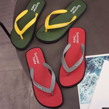 Fashionable Anti-Slip Outdoor Men Rubber Flip Flops
