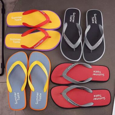 Fashionable Anti-Slip Outdoor Men Rubber Flip Flops
