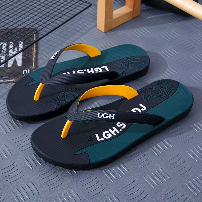 Custom Durable Anti-Slip Men PVC Flip Flops