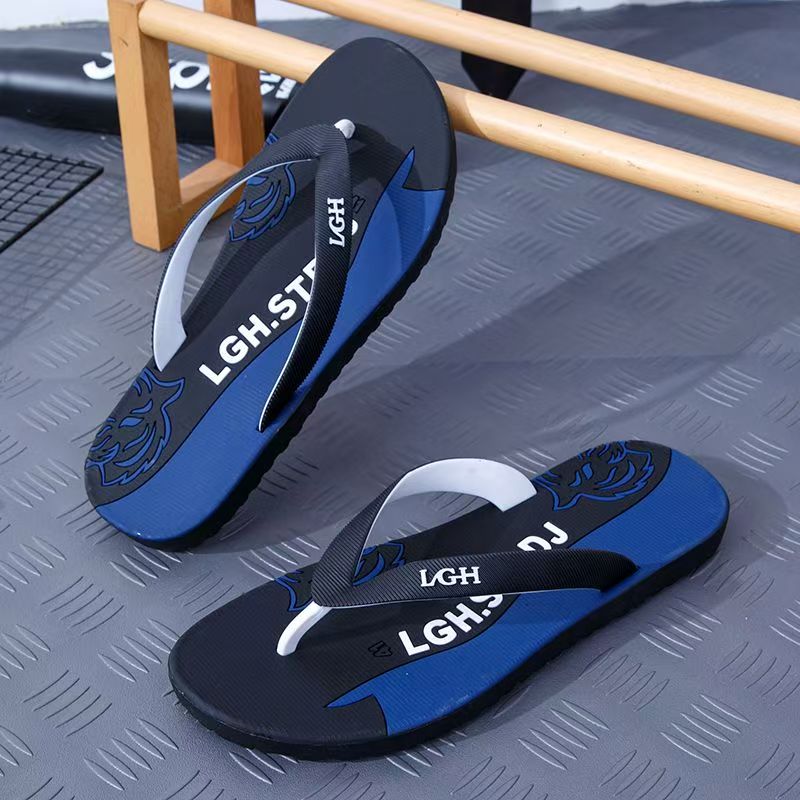 Custom Durable Anti-Slip Men PVC Flip Flops