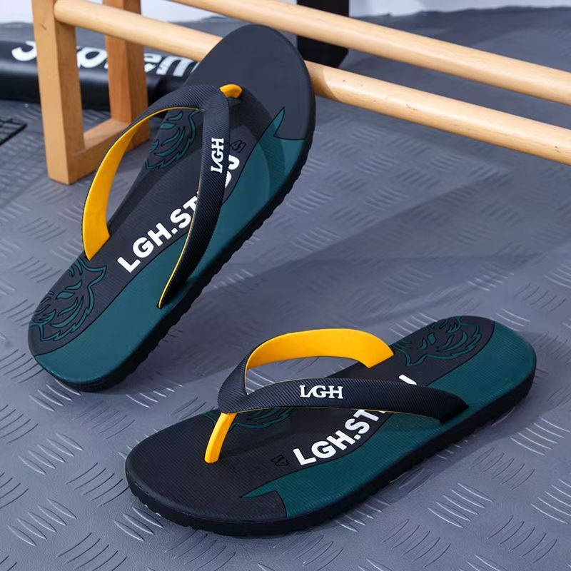Custom Durable Anti-Slip Men PVC Flip Flops