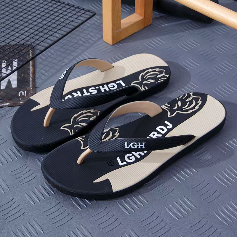 Custom Durable Anti-Slip Men PVC Flip Flops