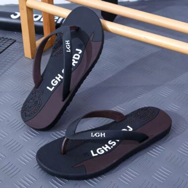Custom Durable Anti-Slip Men PVC Flip Flops