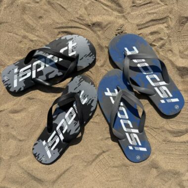 Custom Beach Anti-Slip Men Rubber Flip Flops