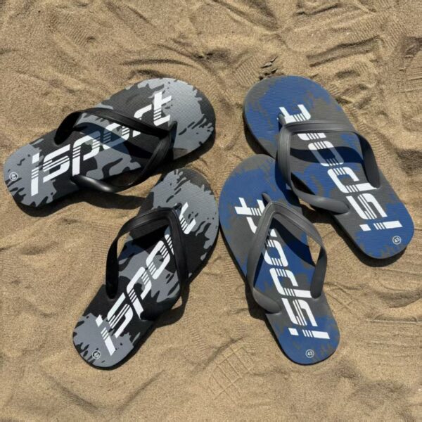 Custom Beach Anti-Slip Men Rubber Flip Flops