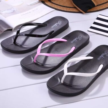 Custom Summer Fashion Women PVC Flip Flops