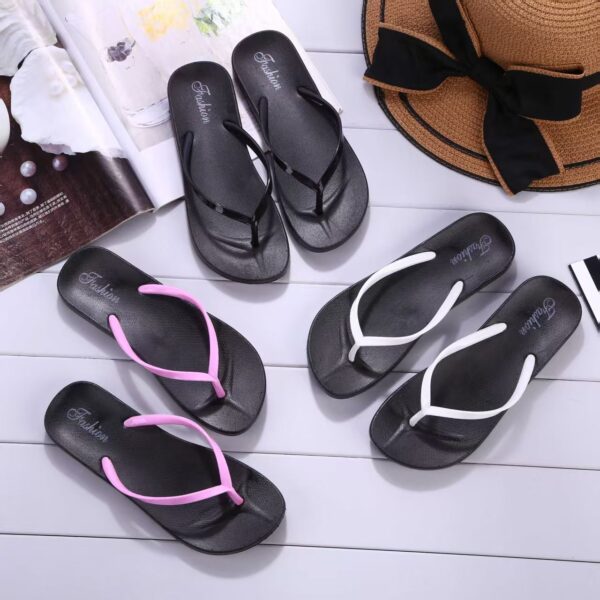 Custom Summer Fashion Women PVC Flip Flops