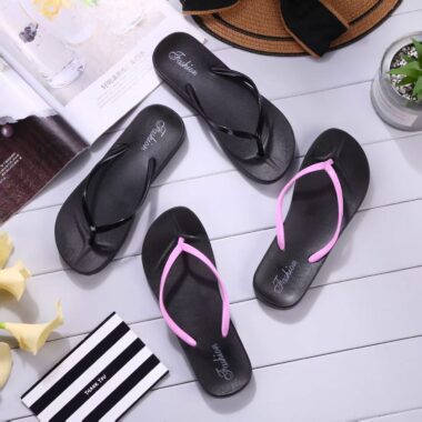 Custom Summer Fashion Women PVC Flip Flops