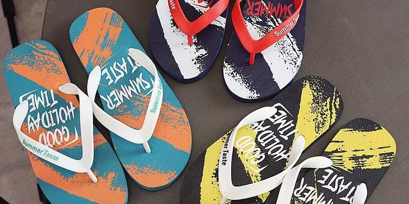 Durable Anti-Slip Outdoor Men Rubber Flip Flops