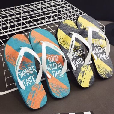 Durable Anti-Slip Outdoor Men Rubber Flip Flops