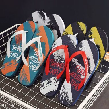 Durable Anti-Slip Outdoor Men Rubber Flip Flops